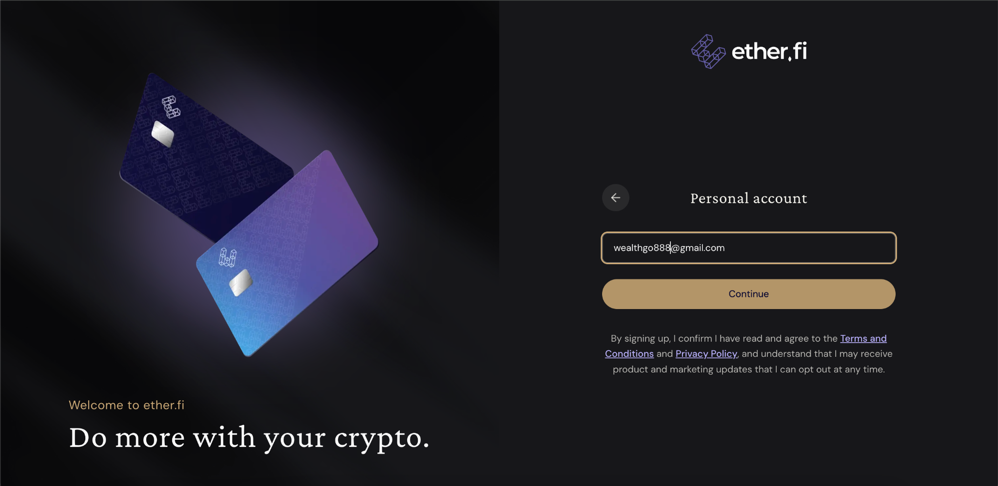 Ether.fi Card 教學 2026|3% wETH 回饋、USDC 入金、Apple Pay 綁定與加密貨幣刷卡完整指南 - 第5張圖 Ether.fi Card 教學 2026|3% wETH 回饋、USDC 入金、Apple Pay 綁定與加密貨幣刷卡完整指南